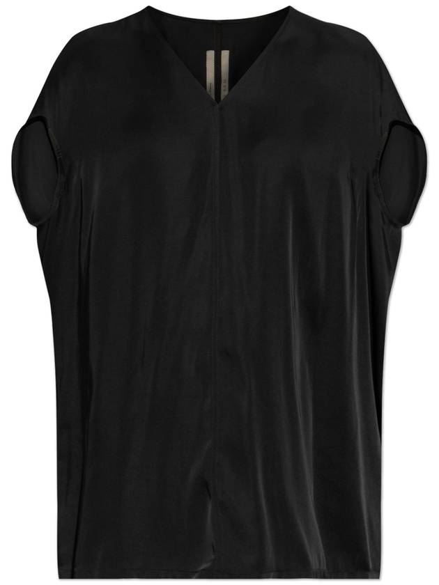 Rick Owens Top Floating, Women's, Black - RICK OWENS - BALAAN 1