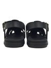 Triangle Logo Fisherman Rubber Sandals Black - PRADA - BALAAN 5