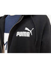 0185411603Sideline tape logo hooded zip jacketblack - PUMA - BALAAN 18