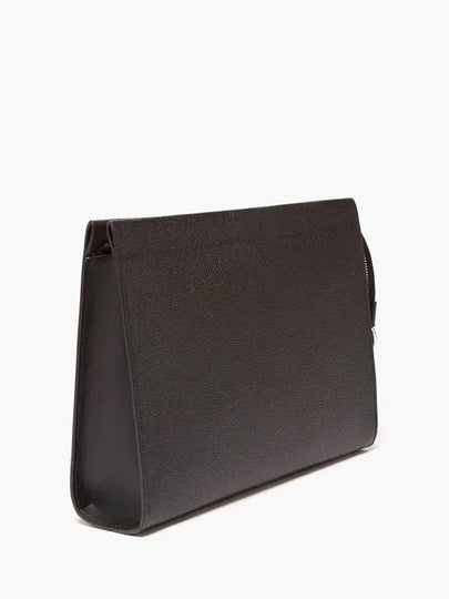 Maison Margiela 4 bar stitch grain leather clutch bag black S35UI0534 P0399 T8013 - MAISON MARGIELA - BALAAN 2