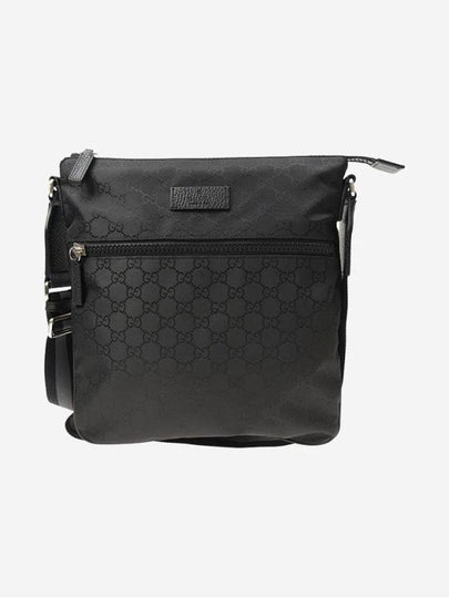 Microsima Logo Nylon Cross Bag Black - GUCCI - BALAAN 2