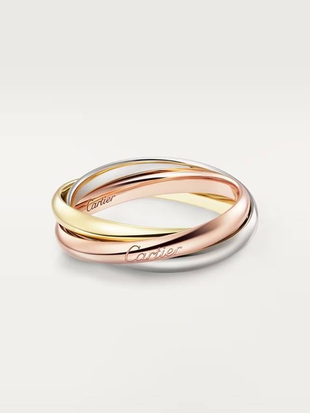 Trinity ring small white gold rose gold yellow gold - CARTIER - BALAAN 3