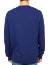 Evans Logo Crew Neck Knit Top Blue - ISABEL MARANT - BALAAN 5