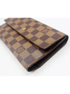 Louis Vuitton Damier Port Tresso 3 fold long wallet N61215 - CARTIER - BALAAN 3