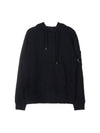 Lens Wappen Hoodie Black - CP COMPANY - BALAAN 1