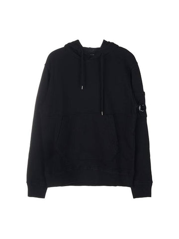 Lens Wappen Hoodie Black - CP COMPANY - BALAAN 1