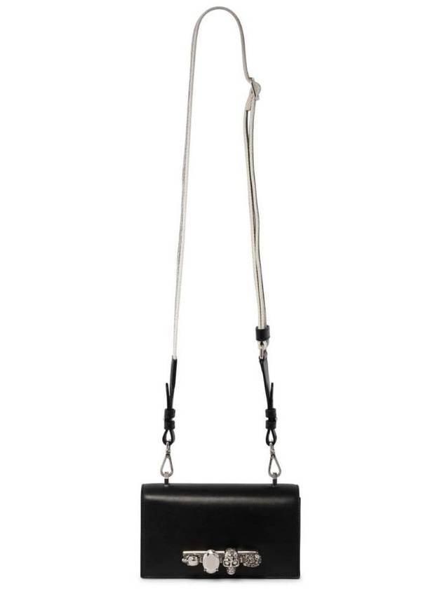 Jewel Satchel Cross Bag Black - ALEXANDER MCQUEEN - BALAAN 6