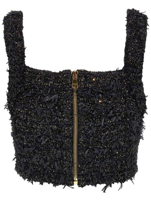 Balmain Lurex Tweed Top - BALMAIN - BALAAN 2