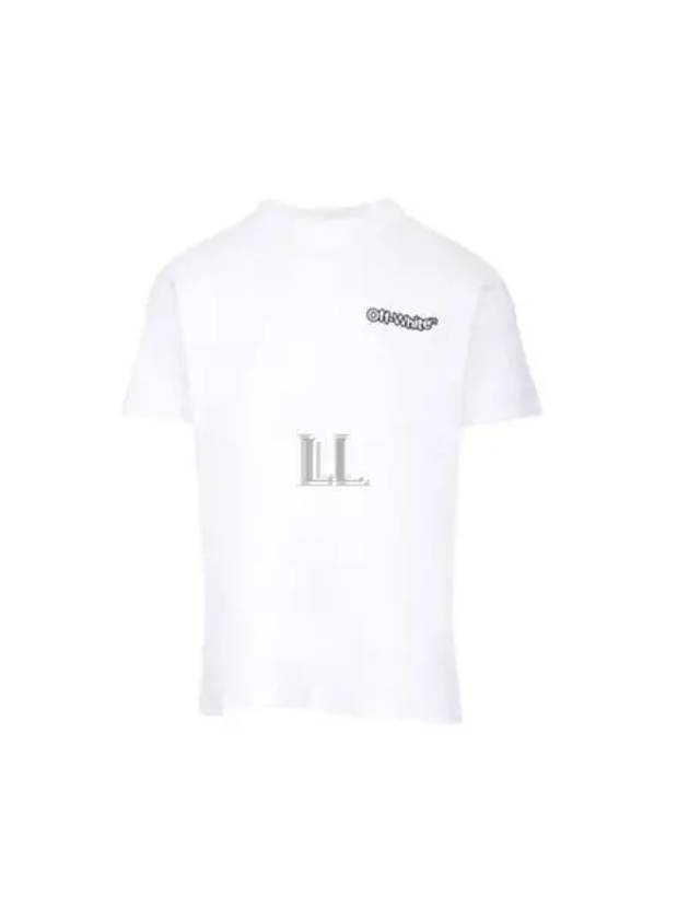 Logo Short Sleeve T-Shirt White - OFF WHITE - BALAAN 2