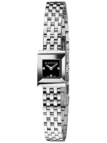 G-Frame Diamond Dial Watch Silver - GUCCI - BALAAN 1