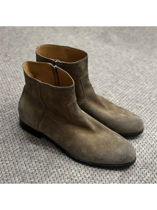 Floyd Suede Ankle Boots Green - BUTTERO - BALAAN 3