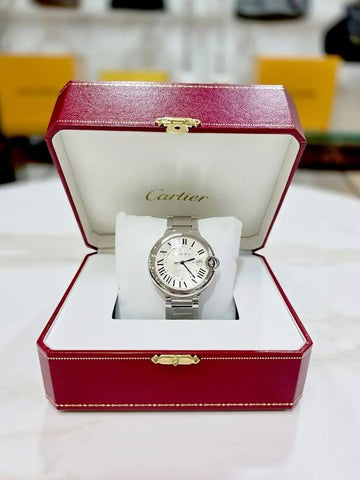 Women s Watch Ballon Bleu Steel Diamond 42mm Exhibition Grade 3765 - CARTIER - BALAAN 1