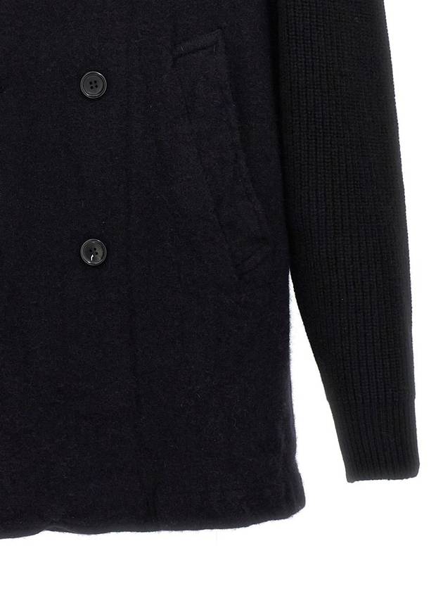 Comme Des Garçons Double-Breasted Wool Coat - COMME DES GARCONS - BALAAN 4