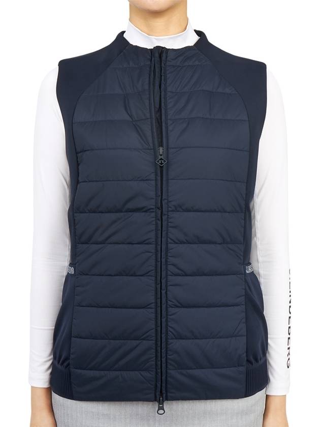 Women's Keisha Golf Padded Vest Navy - J.LINDEBERG - BALAAN 3