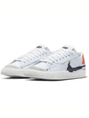 Blazer 77 Jumbo Low Top Sneakers White Orange - NIKE - BALAAN 5