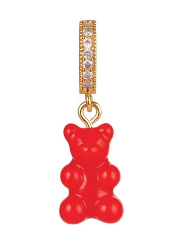 Bear Cubic Pendant NOSTALGIABEAR PAVE SANGRIA - CRYSTAL HAZE - BALAAN 1