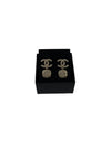 Earrings CC Logo Gold Crystal Drop Square Earrings AB6560 - CHANEL - BALAAN 3