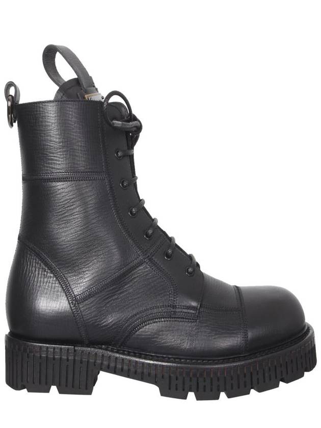 lace-up ankle boots black - DOLCE&GABBANA - BALAAN 2