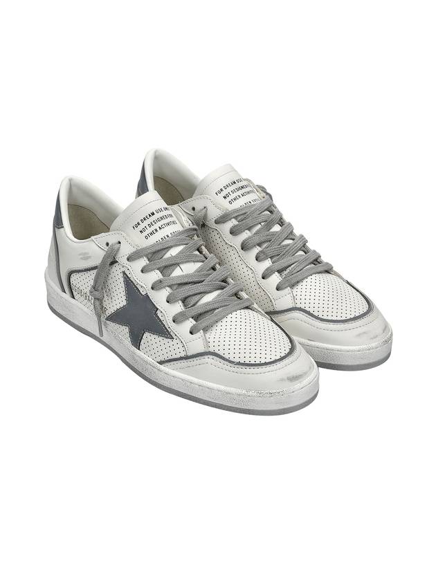 Deluxe Ball Star Double Quarter Leather Low Top Sneakers White - GOLDEN GOOSE - BALAAN 1