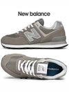 574 Logo Mesh Low Top Sneakers Grey - NEW BALANCE - BALAAN 2