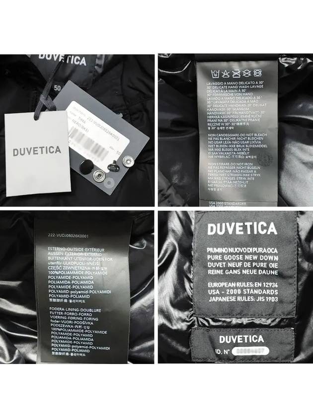 Tima Hooded Long Padding Black - DUVETICA - BALAAN 6