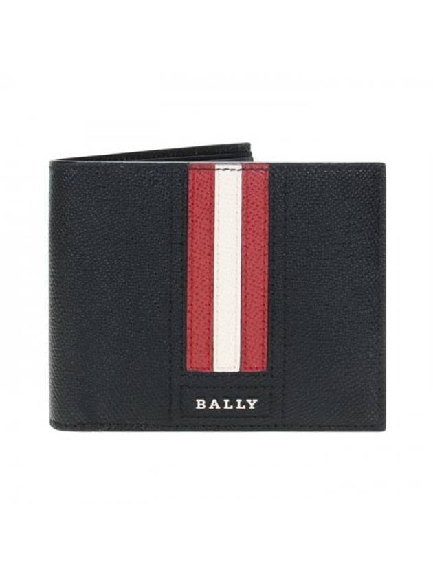 TALIKY three stripe wallet black - BALLY - BALAAN.