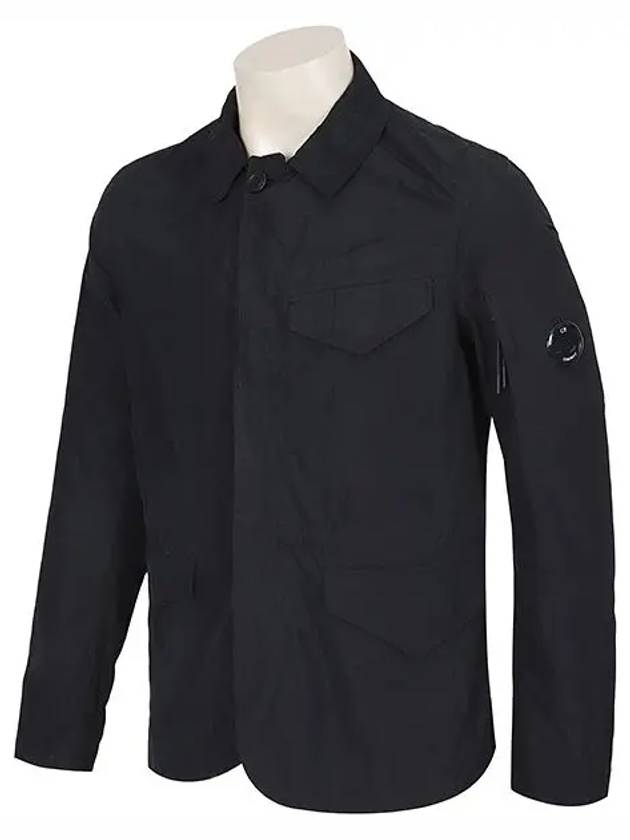 Range Wappen Nylon Jacket Black - CP COMPANY - BALAAN.