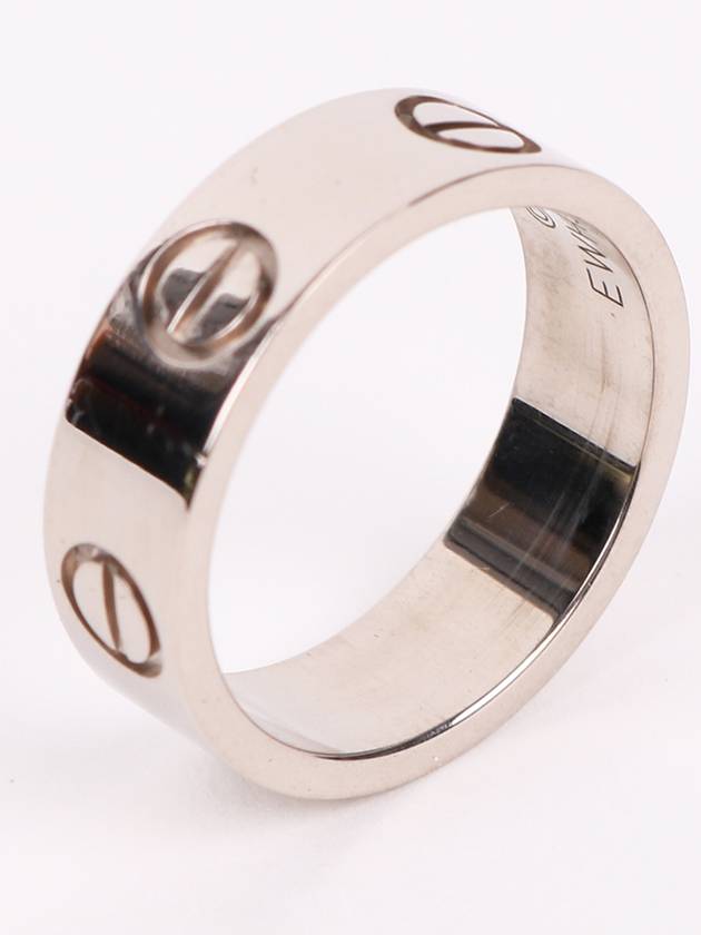 White gold 5 5mm No 49 love ring - CARTIER - BALAAN 2