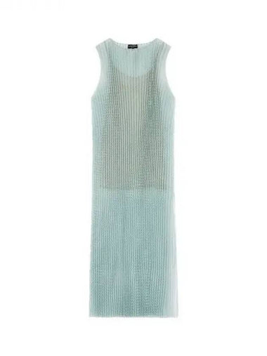 Women s Zigzag Pleated Dress Green 271149 - EMPORIO ARMANI - BALAAN 1