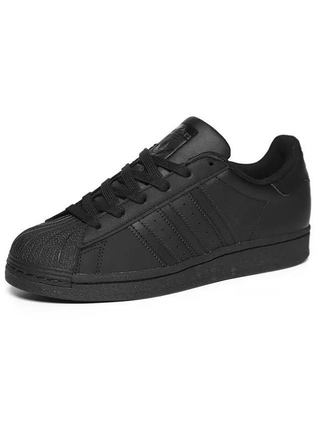 Superstar J Low-Top Sneakers All Black - ADIDAS - BALAAN 5