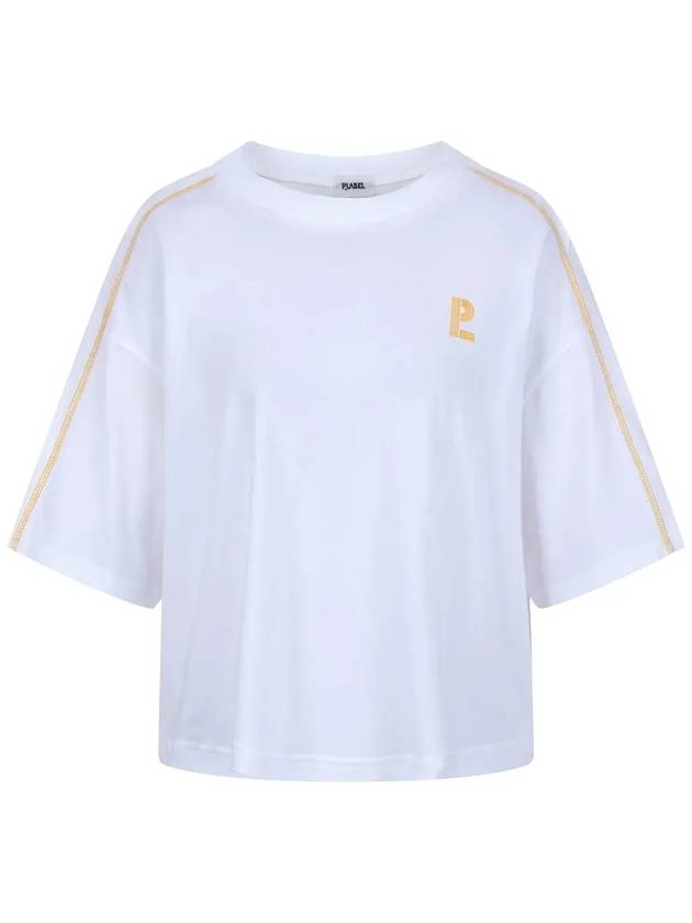 LOGO JERSEY T-SHIRT MW3ME128WHT - P_LABEL - BALAAN 10