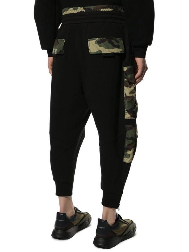 camouflage detail jersey baggy pants - DOLCE&GABBANA - BALAAN 4