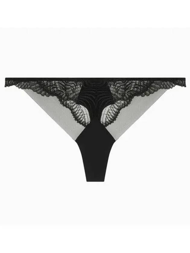 UNDERWEAR Women s CK Black Geo Lace T panties QF7910UB1 - CALVIN KLEIN - BALAAN 1