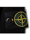 Men's Wappen Patch Lambswool Knit Top Black - STONE ISLAND - BALAAN 5