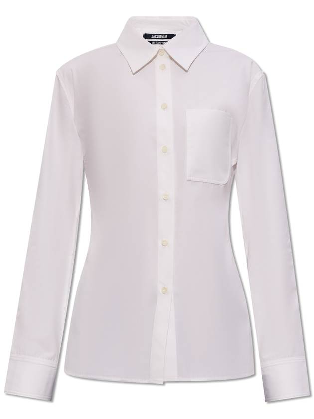 La Chemise De Single Pocket Fit Shirt White - JACQUEMUS - BALAAN 2