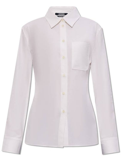 La Chemise De Single Pocket Fit Shirt White - JACQUEMUS - BALAAN 2