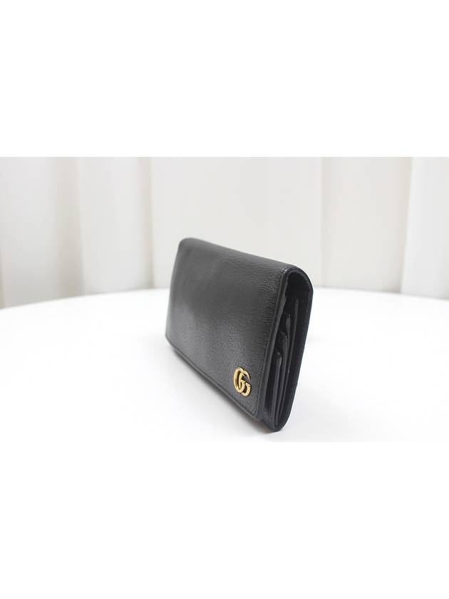 GG Marmont leather men s long wallet black 429183 - GUCCI - BALAAN 3