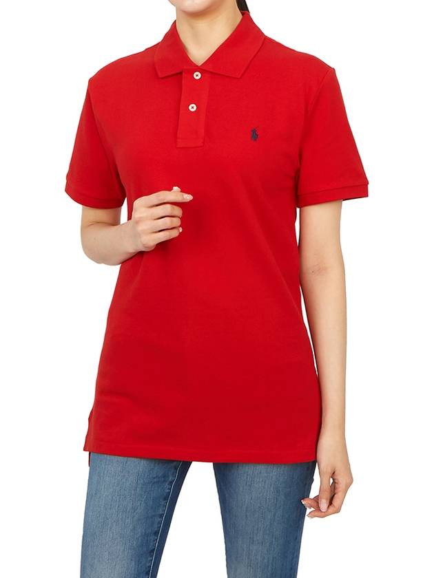 Kids collar short sleeve t shirt 323547926007 RED Adult wearable - POLO RALPH LAUREN - BALAAN 5