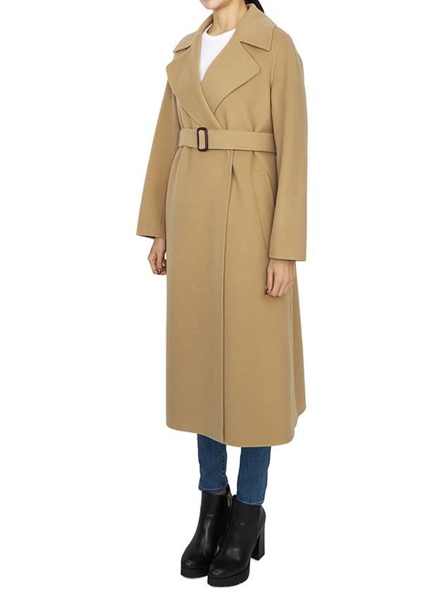 Manu Single Coat Beige - MAX MARA - BALAAN 3