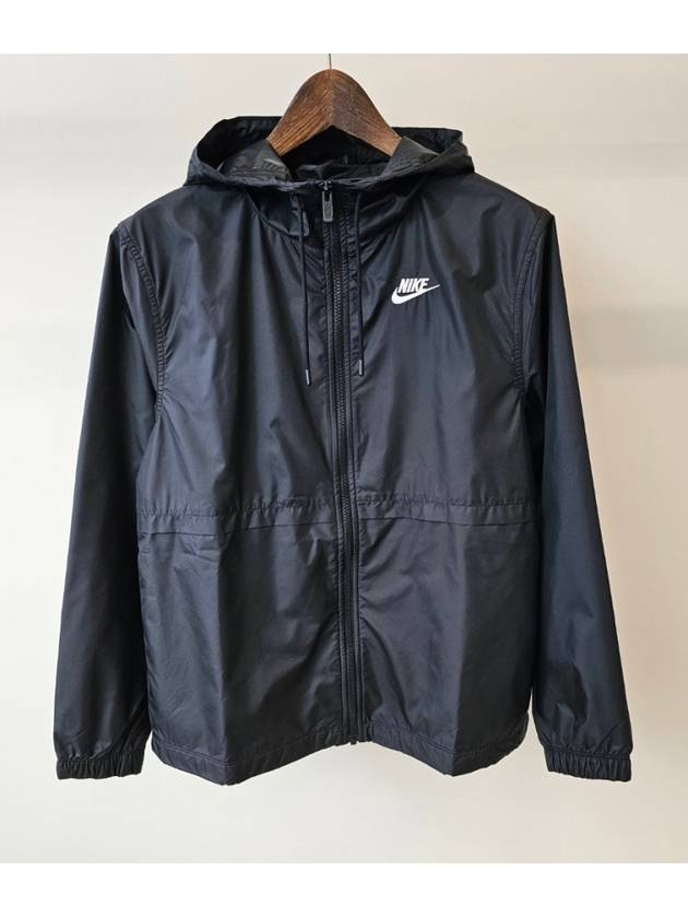 Women's Essential Repel Woven Windbreaker Black - NIKE - BALAAN 4