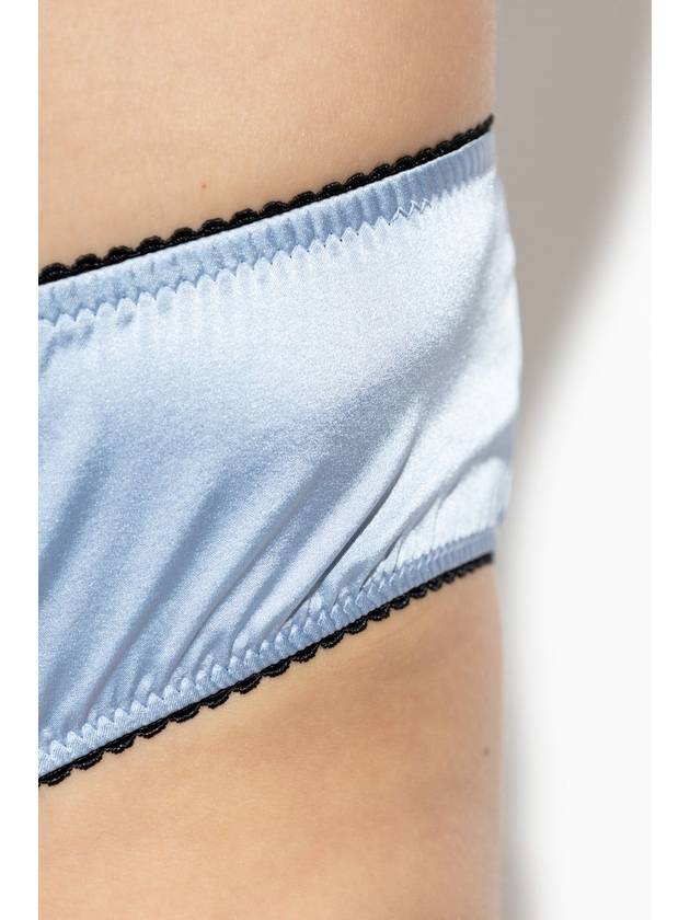 Dolce & Gabbana Silk Panties, Women's, Light Blue - DOLCE&GABBANA - BALAAN 4