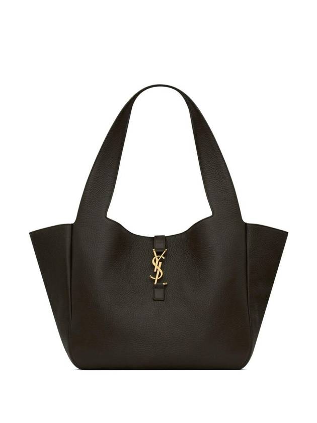 Bea Grained Leather Tote Bag Light Musk - SAINT LAURENT - BALAAN 1