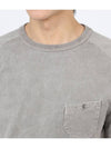 9.5Oz Basic Pigment Short Sleeve T-Shirt Grey - NIGEL CABOURN - BALAAN 6