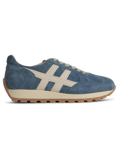 Hogan 'H673' Light Blue Leather Sneakers - HOGAN - BALAAN 1