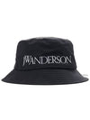 Embroidered Logo Bucket Hat Black - JW ANDERSON - BALAAN 3