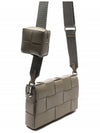 Cassette Versatil Strap Cross Bag Taupe Grey - BOTTEGA VENETA - BALAAN 4