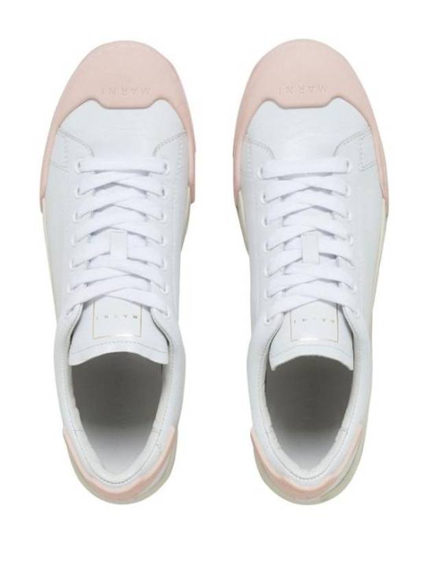 Dada Bumper Low Top Sneakers White Pink - MARNI - BALAAN 5