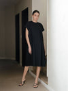 black dart detail dress - YOUNESS - BALAAN 4