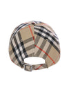 Vintage Check Base Ball Cap Beige - BURBERRY - BALAAN 5