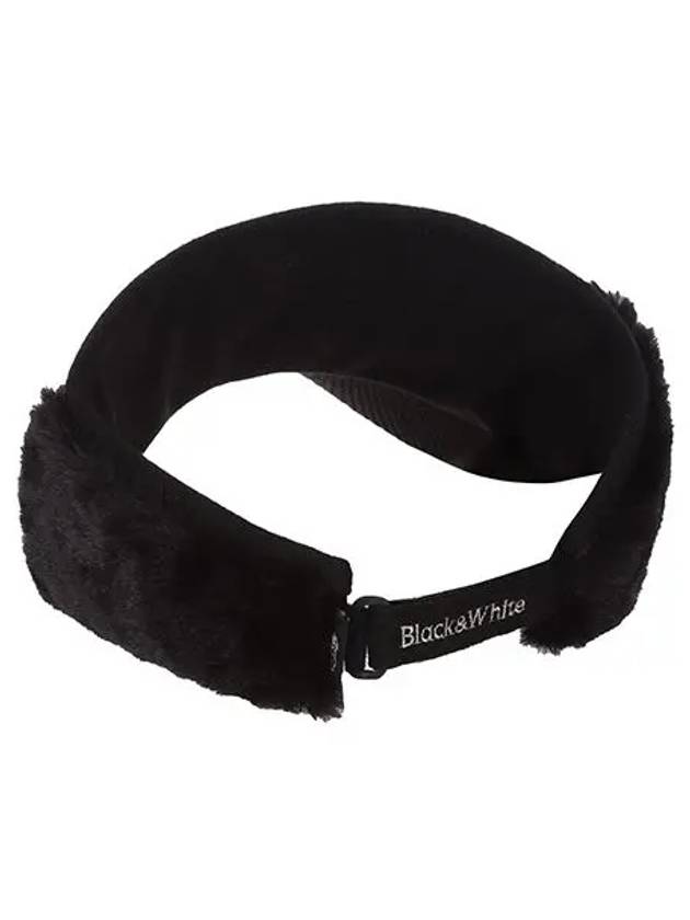 Fur Visor 8713LXASBLACK - BLACK&WHITE - BALAAN 3